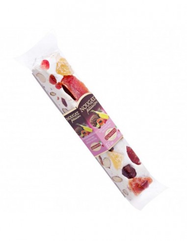 STECCA DI TORRONE QUARANTA TENERO CON FRUTTA ESOTICA  100 G