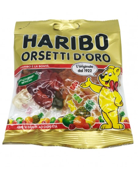 Outlet del dolce Quaranta - ORSETTI D'ORO BUSTA  HARIBO