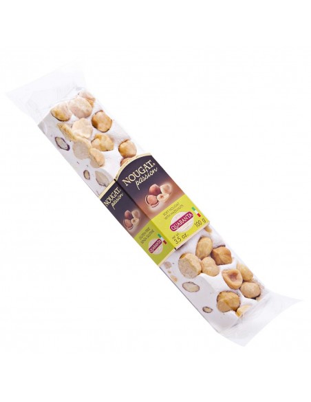 Outlet del dolce Quaranta - STECCA DI TORRONE TENERO QUARANTA CON NOCCIOLE 100G