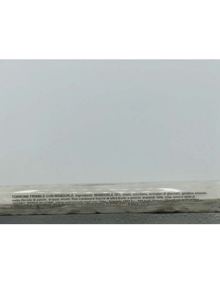 TORRONE FRIABILE CON MANDORLE QUARANTA 100G