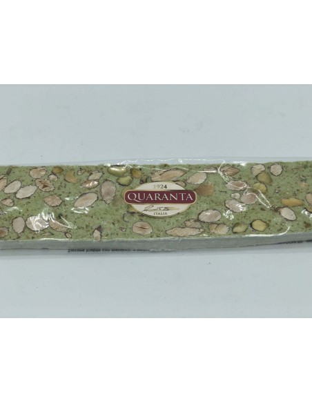TORRONE FRIABILE CON PISTACCHI QUARANTA 90G