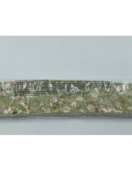 TORRONE FRIABILE CON PISTACCHI QUARANTA 90G