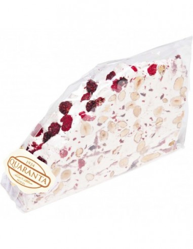 FETTA DI TORRONE MORBIDO CON FRUTTI DI BOSCO QUARANTA 165 g