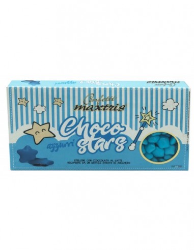 CONFETTI STELLINE AZZURRE  500G CIOCCOLATO LATTE