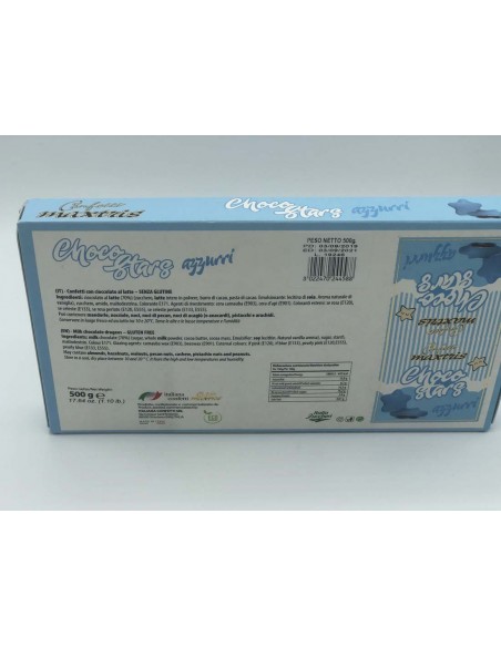 CONFETTI STELLINE AZZURRE  500G CIOCCOLATO LATTE