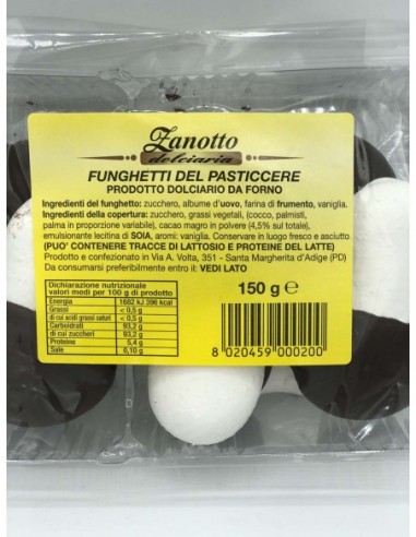 FUNGHETTI CIOCCOLATO 150 G
