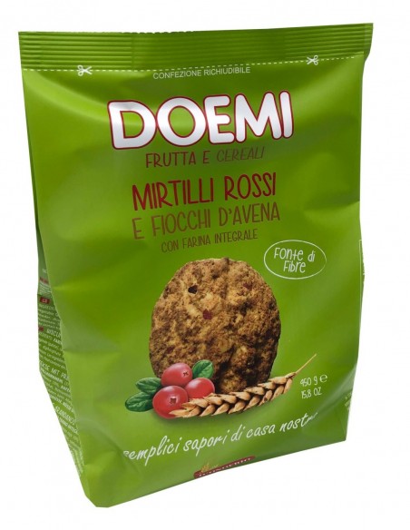 Outlet del dolce Quaranta - BISCOTTI MIRTILLO AVENA 450 G DOEMI