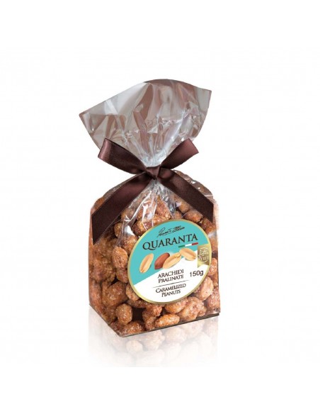 Outlet del dolce Quaranta - SACCHETTO ARACHIDI PRALINATE QUARANTA 150G