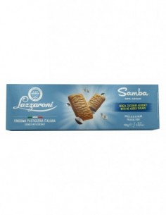 BISCOTTI SAMBA AL COCCO SENZA ZUCCHERO LAZZARONI 100G