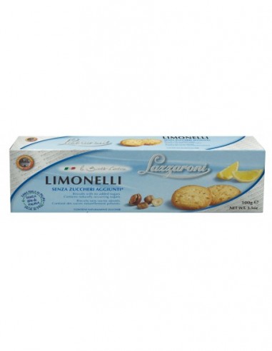 BISCOTTI LIMONELLI SENZA ZUCCHERO LAZZARONI 100G