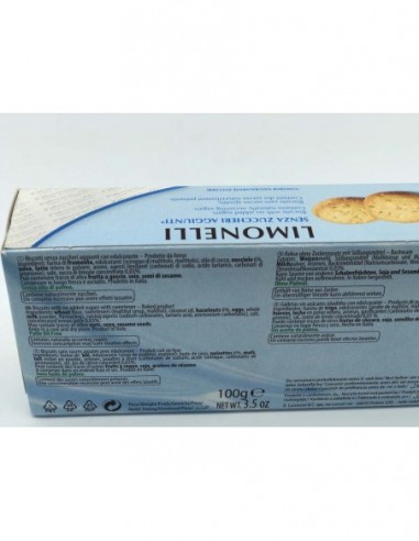 BISCOTTI LIMONELLI SENZA ZUCCHERO LAZZARONI 100G