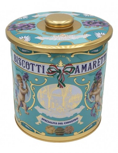 Outlet del dolce Quaranta - CAPPELLIERA latta AMARETTI LAZZARONI chiostro di saronno