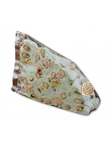 FETTA DI TORTA DI TORRONE CON PISTACCHI E MANDORLE QUARANTA 110g