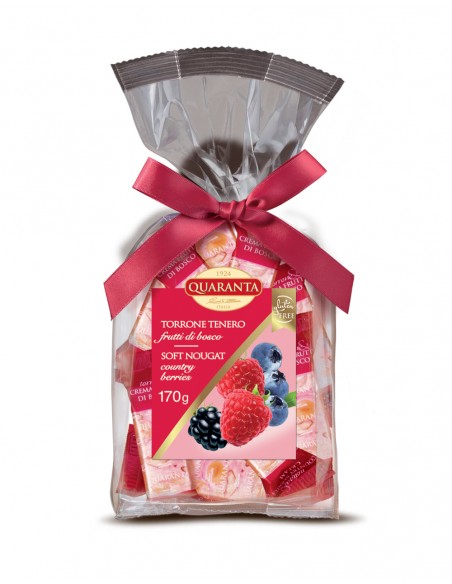 Outlet del dolce Quaranta - SACCHETTI TORRONCINI FRUTTI DI BOSCO 170 G