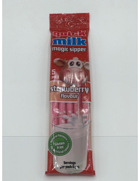 Outlet del dolce Quaranta - CANNUCCIA QUICK MILK FRAGOLA