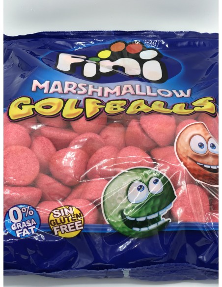 Outlet del dolce Quaranta - BUSTA 1 KG MARSHMALLOW FINI palle GOLF ROSSE