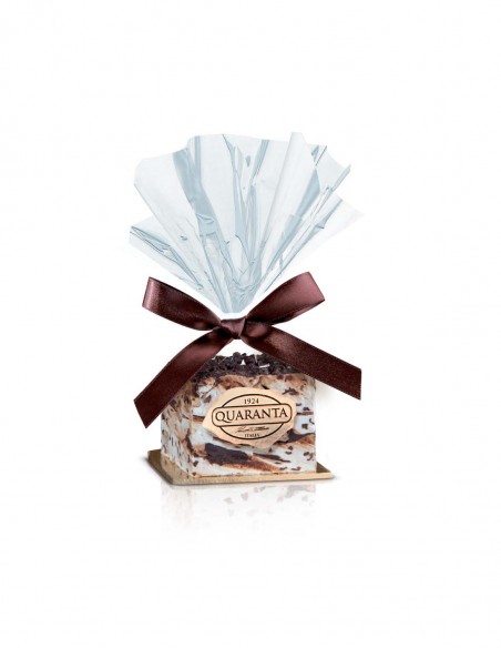 Outlet del dolce Quaranta - CUBO TORRONE TENERO CIOCCOLATO 130 G