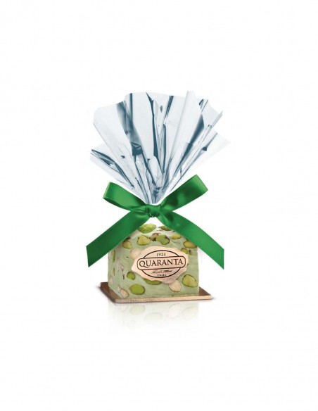 Outlet del dolce Quaranta - CUBO TORRONE TENERO PISTACCHIO 130 G