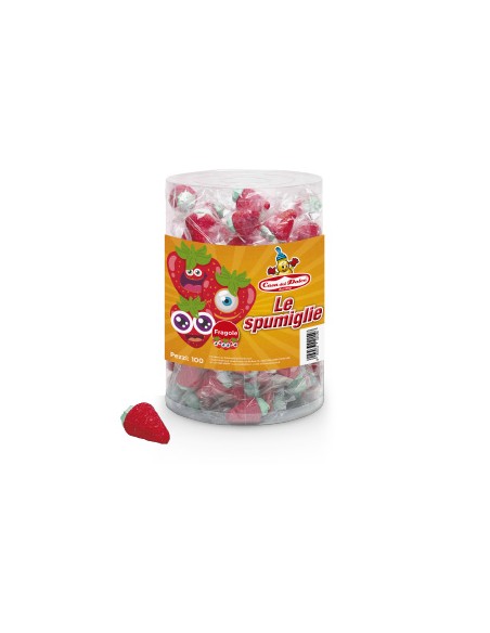 FRAGOLE INCARTATE ZUCCHERATE SINGOLE