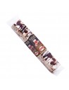 STECCA DI TORRONE TENERO QUARANTA VARIEGATO CIOCCOLATO E  UVETTA AL RHUM 100G