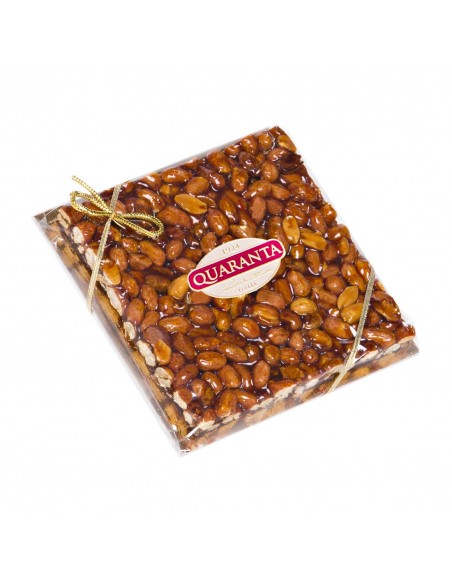 Outlet del dolce Quaranta - MATTONELLA DI CROCCANTE ALLE ARACHIDI QUARANTA 130G
