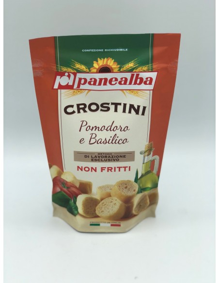 CROSTINI AL POMODORO E BASILICO