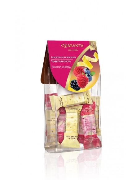 Outlet del dolce Quaranta - SACCHETTI TORRONCINI LIMONE E FRUTTI DI BOSCO 150 G