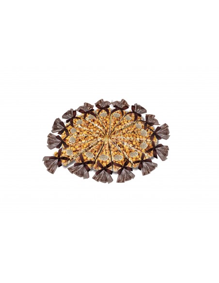 Outlet del dolce Quaranta - FETTA DI TORTA CROCCANTE CON NOCCIOLE QUARANTA 90g