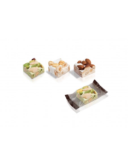 Outlet del dolce Quaranta - BUSTA BOCCONCINI GUSTO PISTACCHIO MANDORLA E NOCCIOLA 900 G