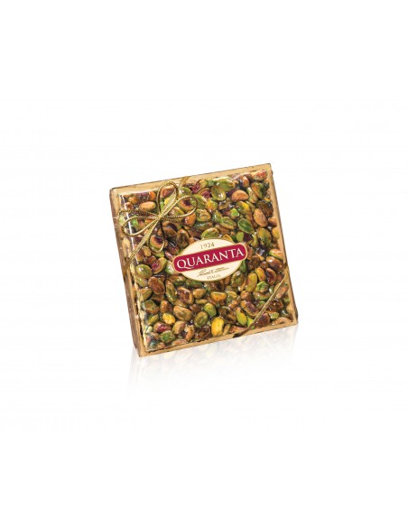 Outlet del dolce Quaranta - MATTONELLA DI CROCCANTE PISTACCHIO QUARANTA 115g