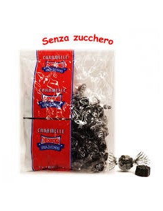 Outlet del dolce Quaranta - CARAMELLE  THEOBROMA SENZA ZUCCHERO liquirizia