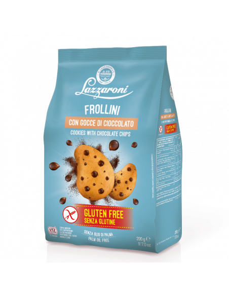 Outlet del dolce Quaranta - BISCOTTI GOCCE CIOCCOLATO  LAZZARONI 100G