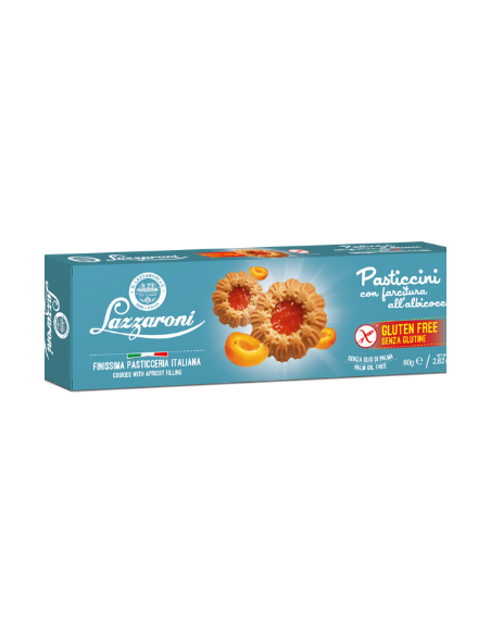 Outlet del dolce Quaranta - PASTICCINI SENZA GLUTINE LAZZARONI 100G