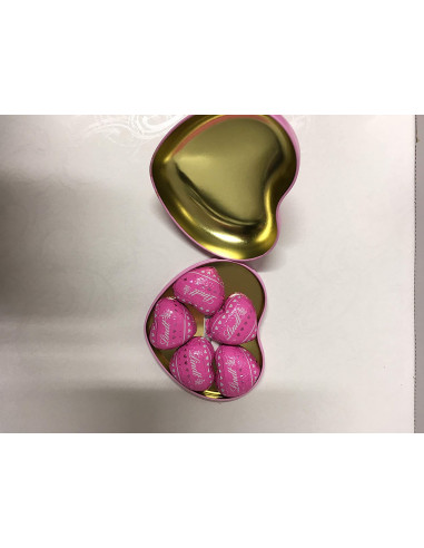 LATTA CUORE ROSA CON LINDOR