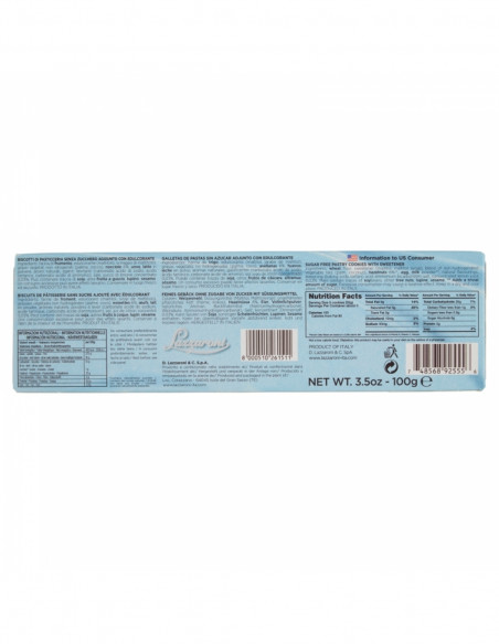 BISCOTTI LIMONELLI SENZA ZUCCHERO LAZZARONI 100G