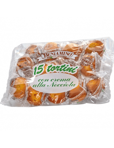 TORTINI NOCCIOLA 15PZ BENIAMINO