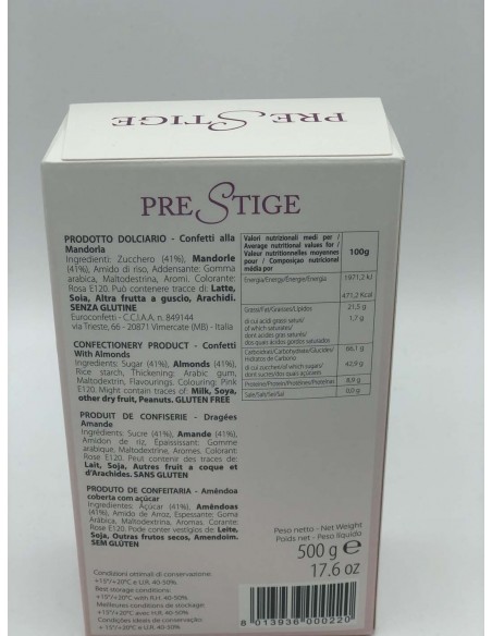 CONFETTI MANDORLA ROSA 500g