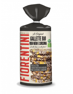 GALLETTE RISO NERO E CURCUMA 100g FIORENTINI