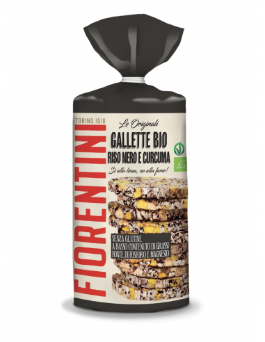 GALLETTE RISO NERO E CURCUMA 100g FIORENTINI
