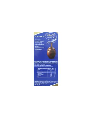SACCHETTO OVETTI LINDT FONDENTI 300g LINDT
