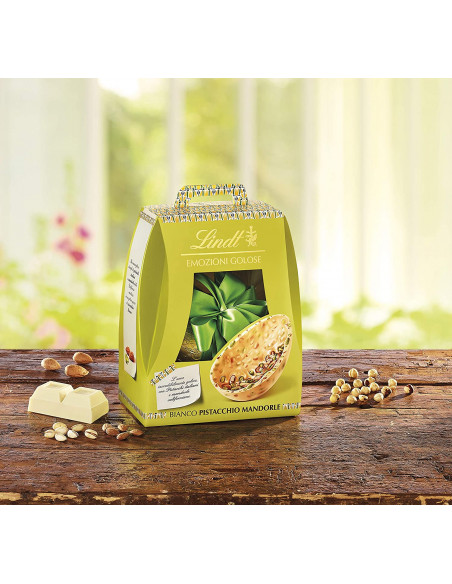 Outlet del dolce Quaranta - UOVO EMOZIONI GOLOSE PISTACCHIO MANDORLE LINDT