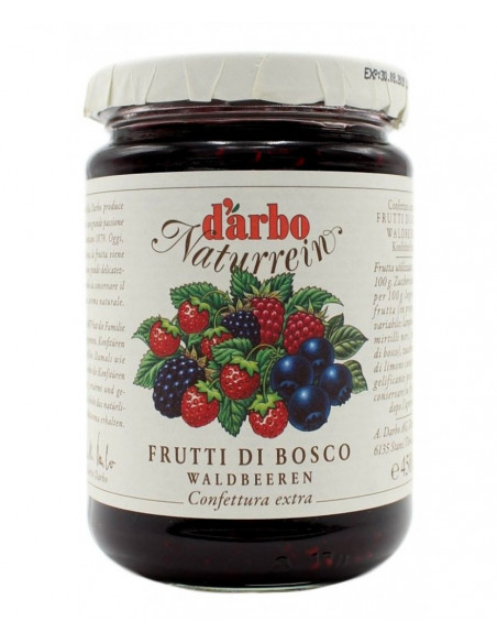 CONFETTURA EXTRA FRUTTI DI BOSCO 450g D'ARBO