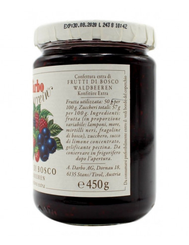 CONFETTURA EXTRA FRUTTI DI BOSCO 450g D'ARBO