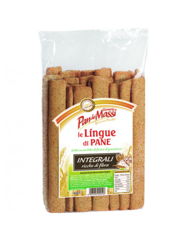 LINGUE DI PANE INTEGRALI PAN DI MASSI 165g