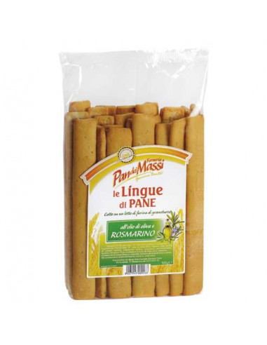 LINGUE DI PANE ROSMARINO PAN DI MASSI 165g