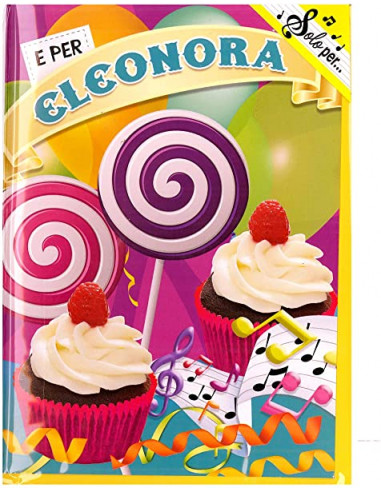 BIGLIETTO MUSICALE NOME ELEONORA
