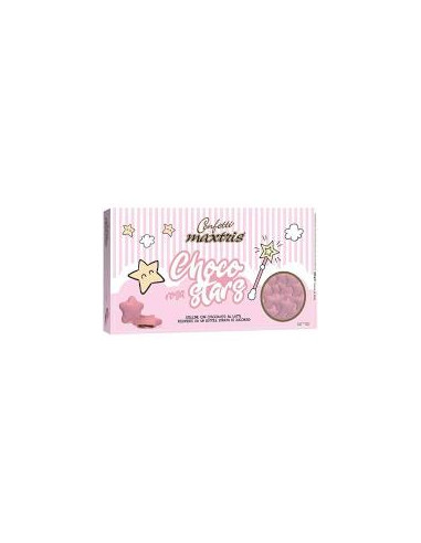 CONFETTI STELLINE ROSA  500G CIOCCOLATO LATTE