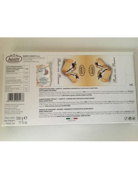 CONFETTI BABA' CON PANNA TENEREZZE BURATTI 500g