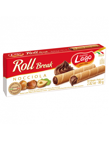 ROLL BREAK NOCCIOLA 80g GASTONE LAGO