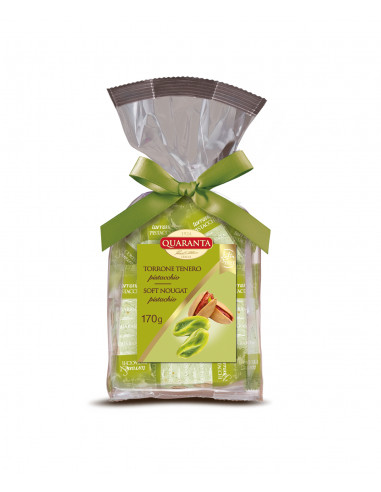 SACCHETTO TORRONCINI PISTACCHIO QUARANTA 170g